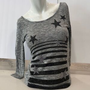Classic Gray Knit with Black Label